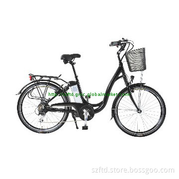 26inch 250W 24v/36v 10ah lithium battery powered city bicycle